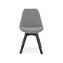 Voir la diapositive 2 : Paris Prix Chaise Design Vintage  Persée  85cm Noir