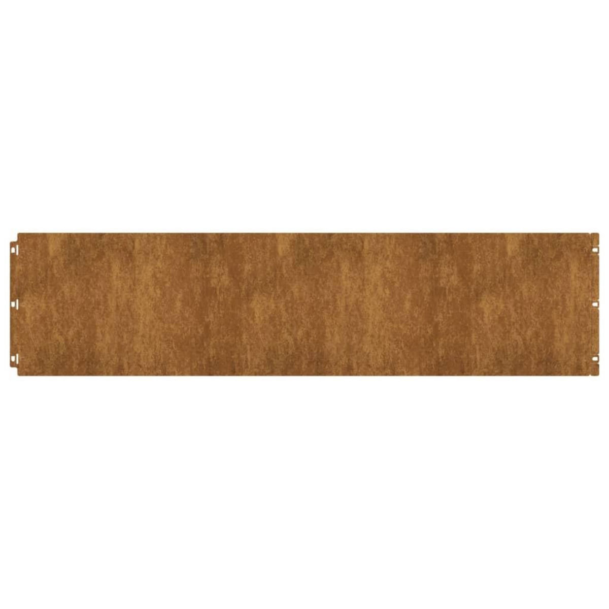 VIDAXL Bordures de pelouse 10 pcs 25x103 cm acier corten flexible