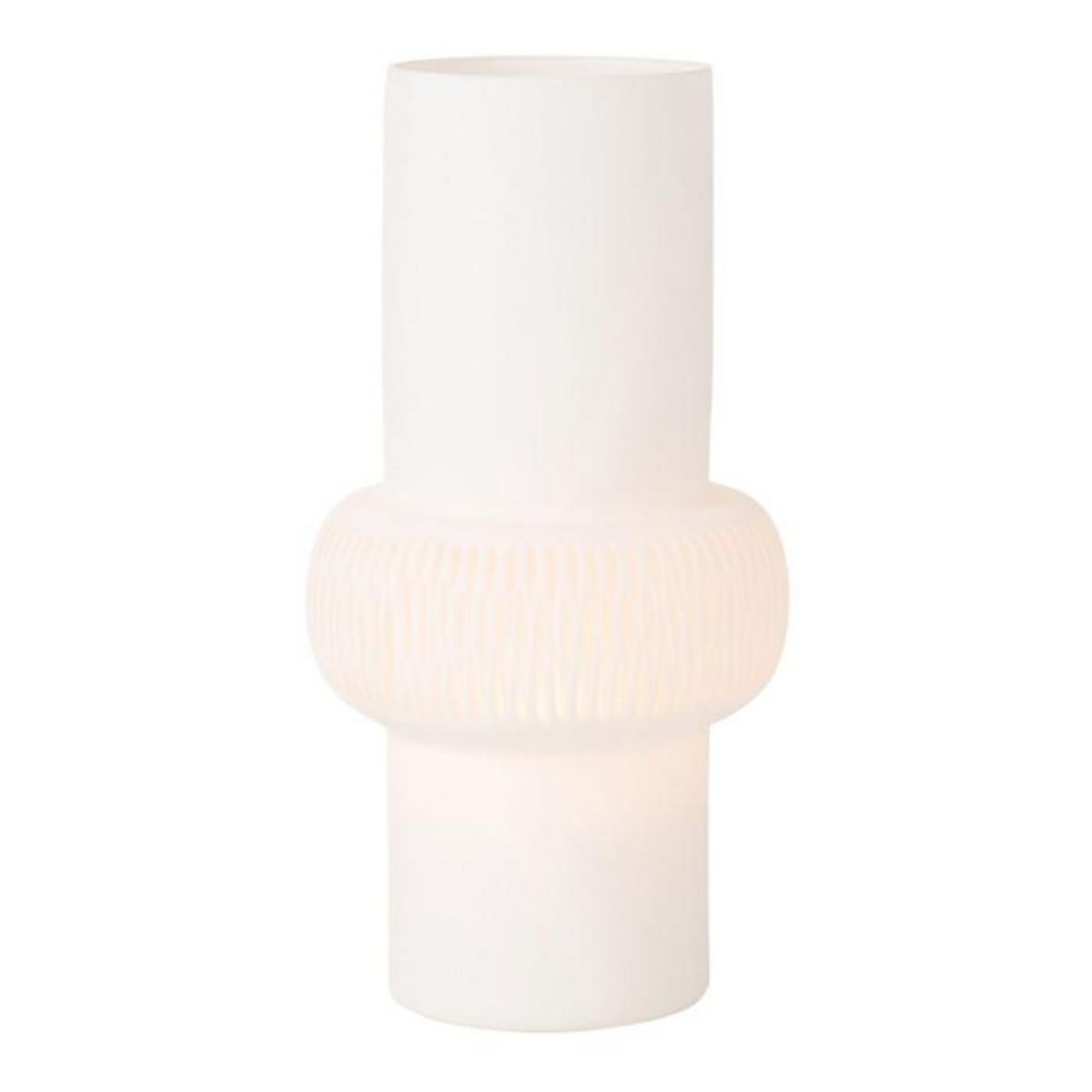 Paris Prix Vase Design Ligne & Boule  Octave  41cm Blanc