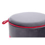 Voir la diapositive 2 : Paris Prix Pouf & Coffre de Rangement  Kassandra  40cm Rouge
