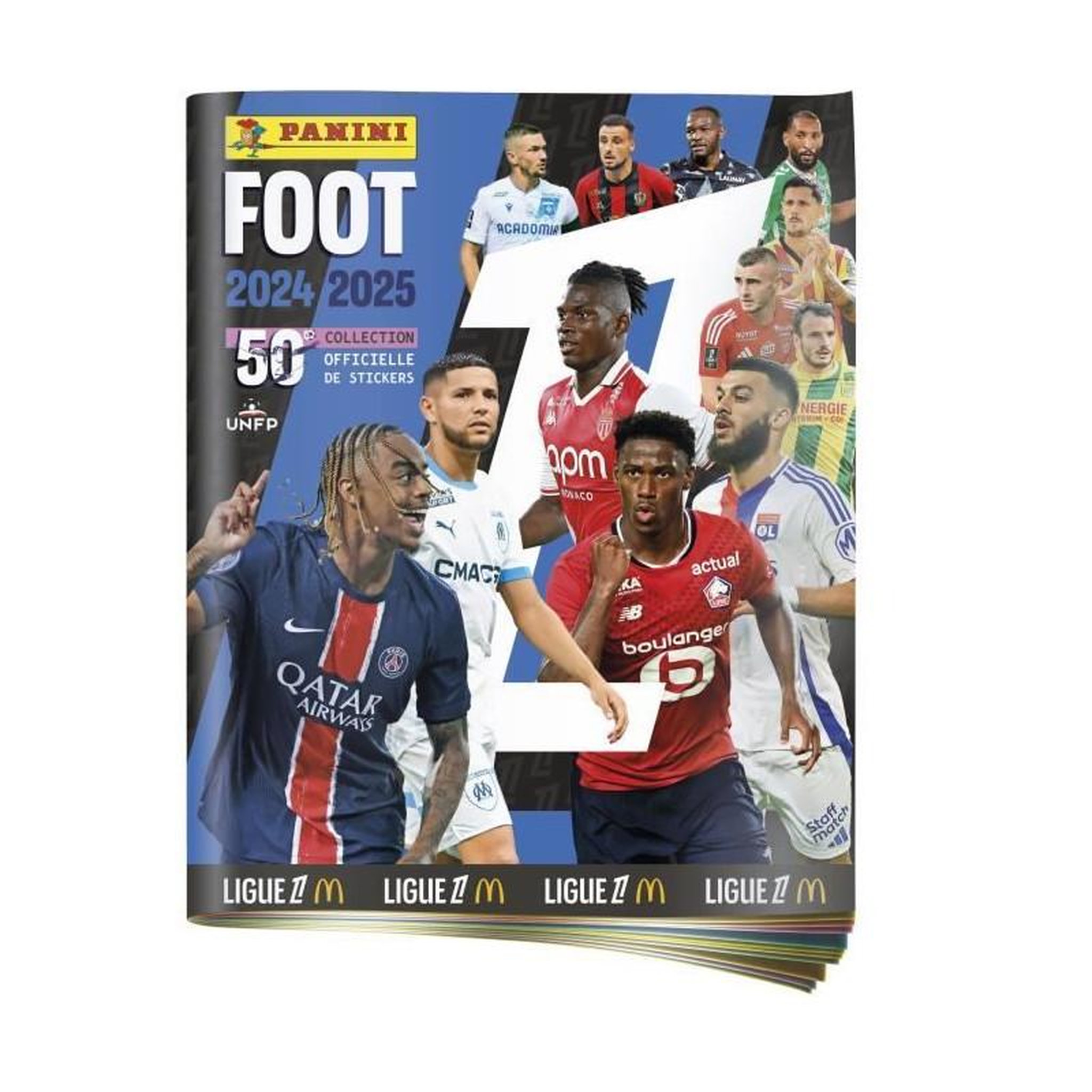 Panini Starter Pack - PANINI - Foot Ligue 1 2024-2025 - McDonald's - Album - 2 pochettes - 1 offerte