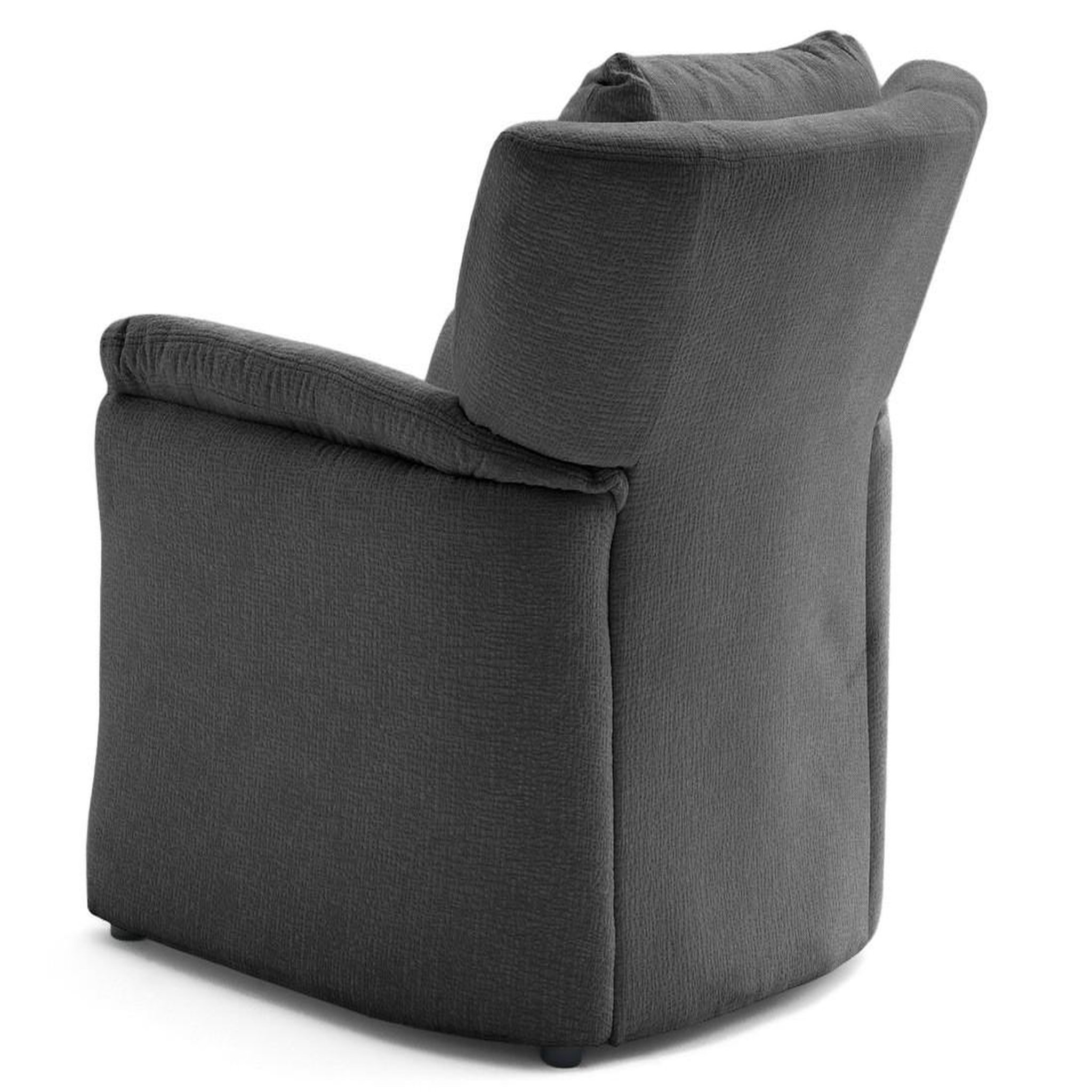 Voir la diapositive 6 : LISA DESIGN Bastille - fauteuil en tissu velours relief