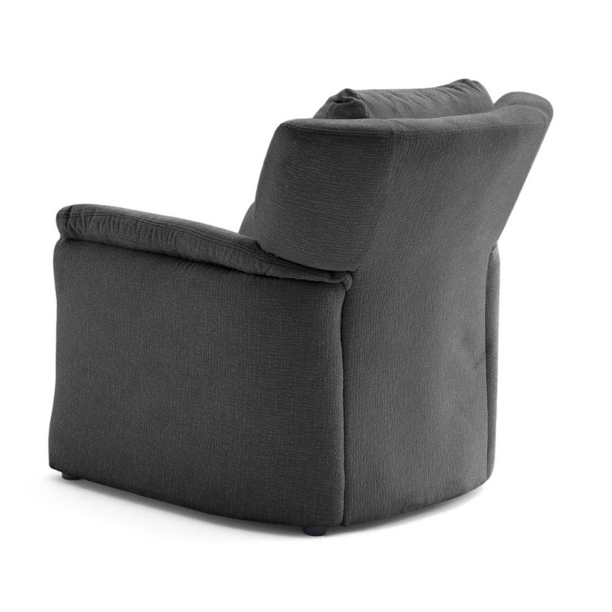 LISA DESIGN Bastille - fauteuil en tissu velours relief
