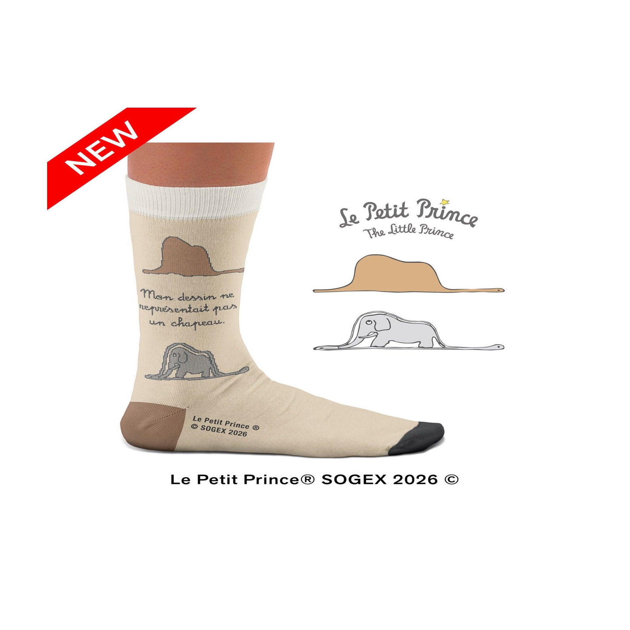 Voir la diapositive 2 : SOCK AFFAIRS Chaussettes l'éléphant, le petit prince