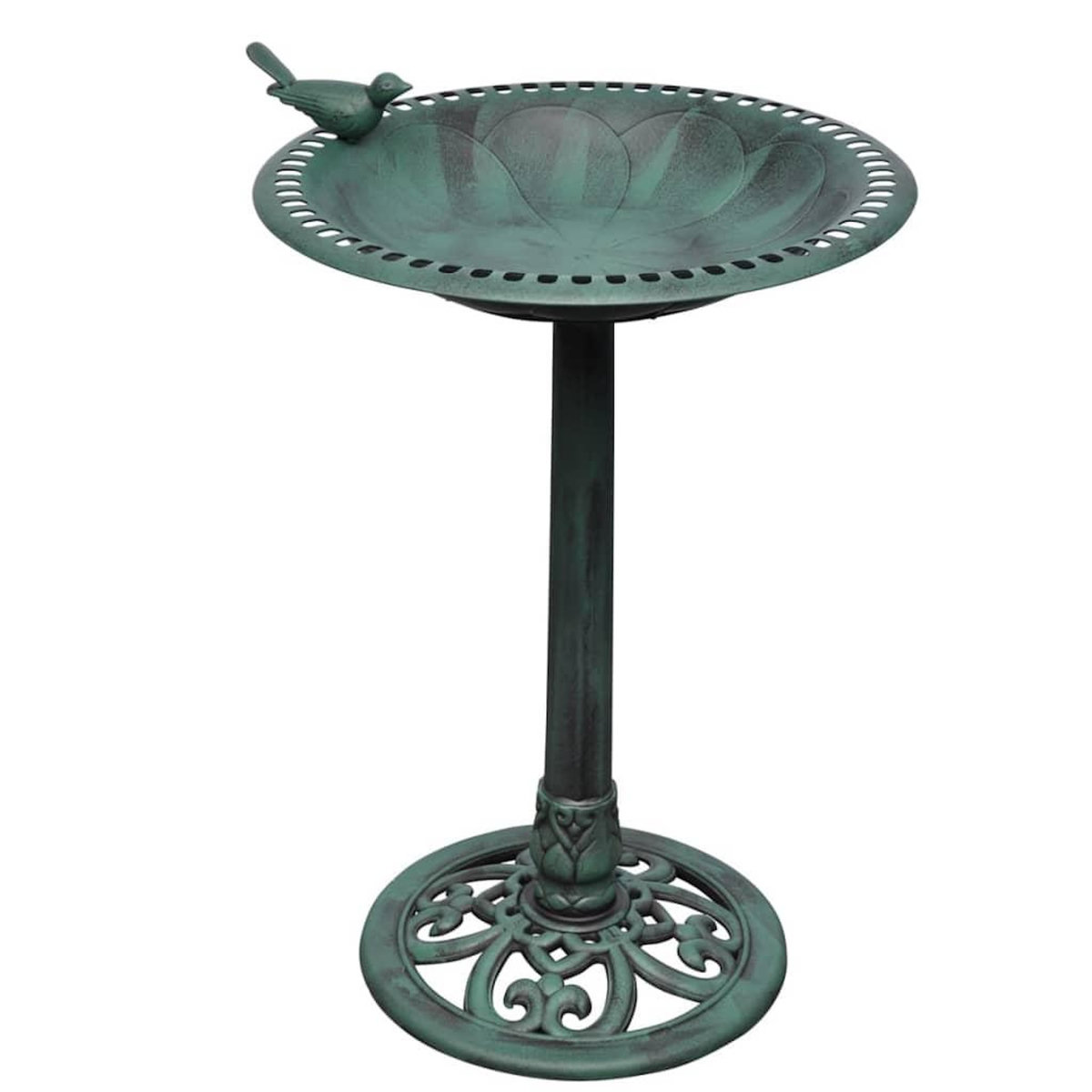 VIDAXL Bain pour oiseaux avec oiseau decoratif