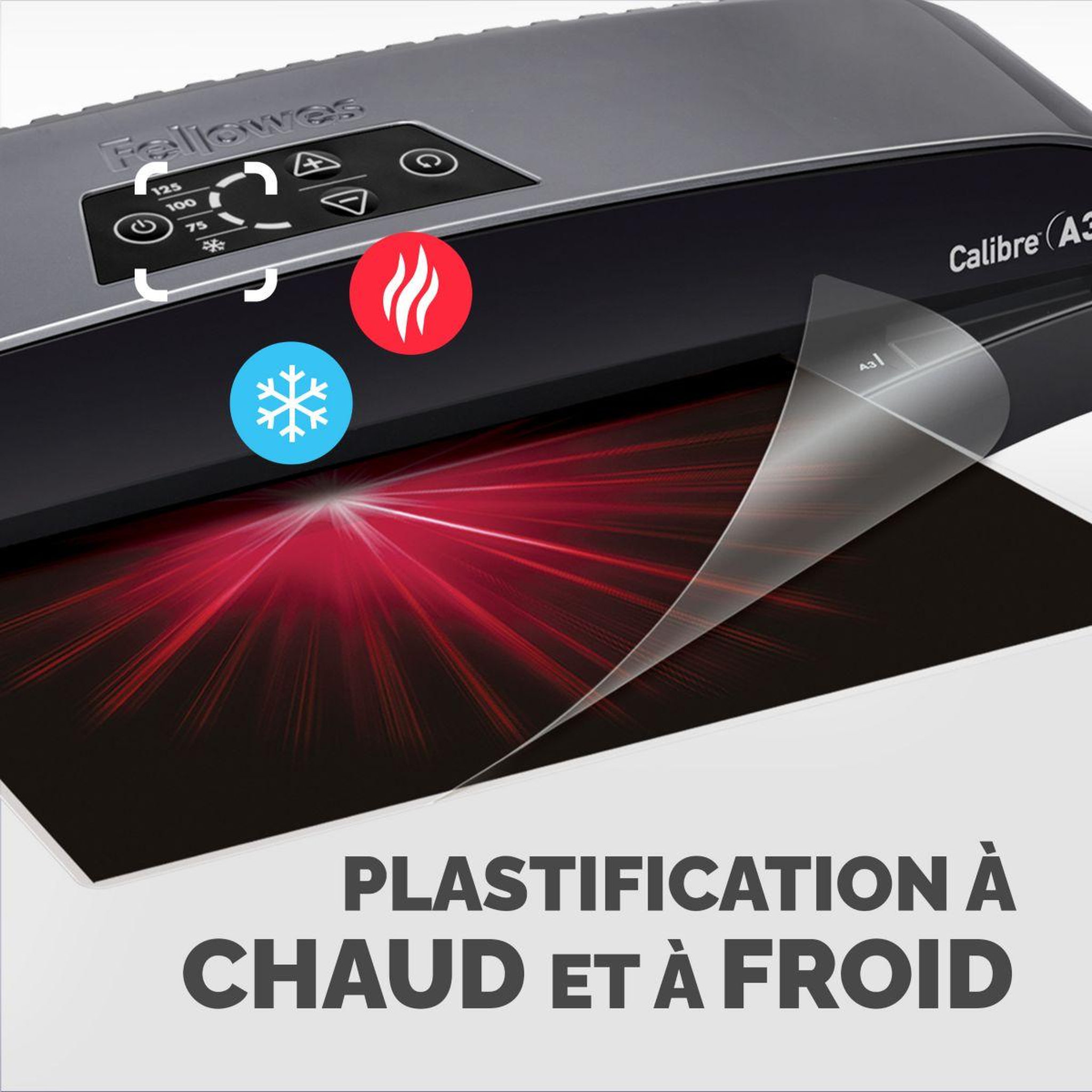 Voir la diapositive 5 : Fellowes Plastifieuse Calibre A3