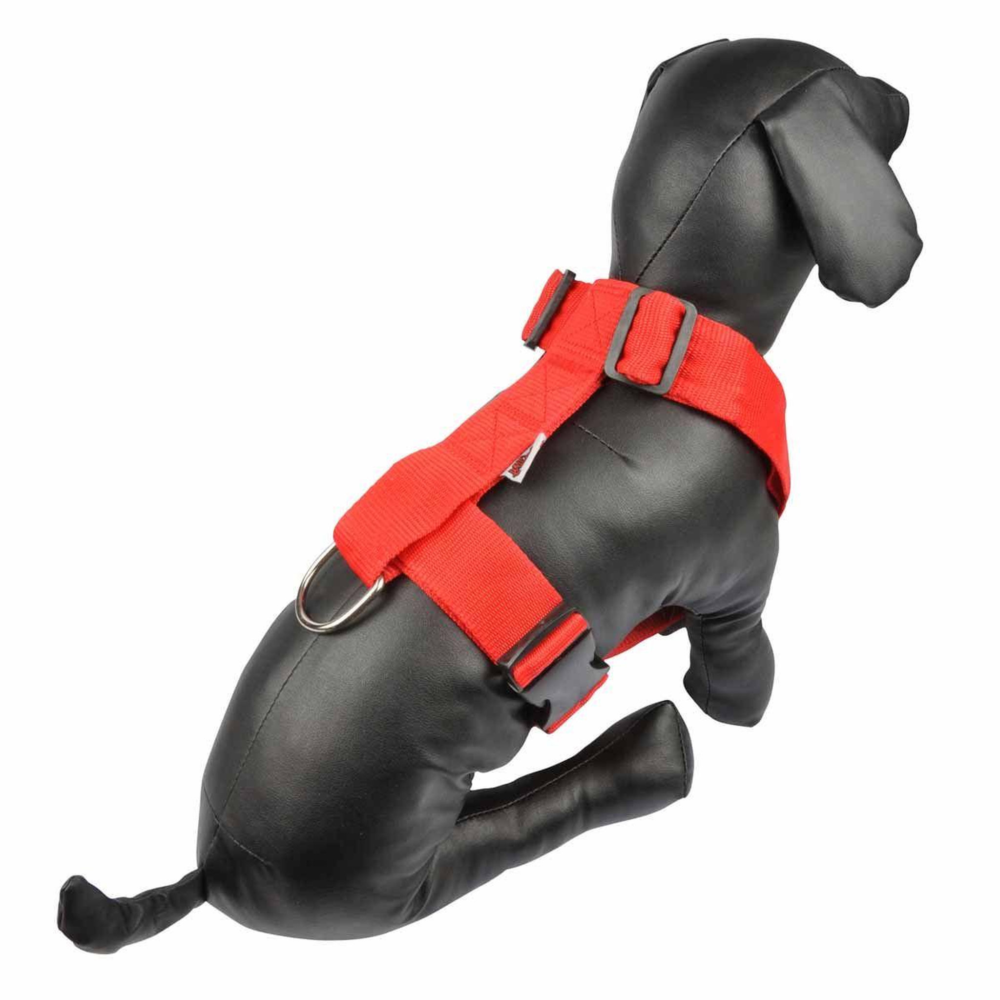 Voir la diapositive 2 : LOVE STORY Harnais réglable chien  essentiel  70-90cm rouge