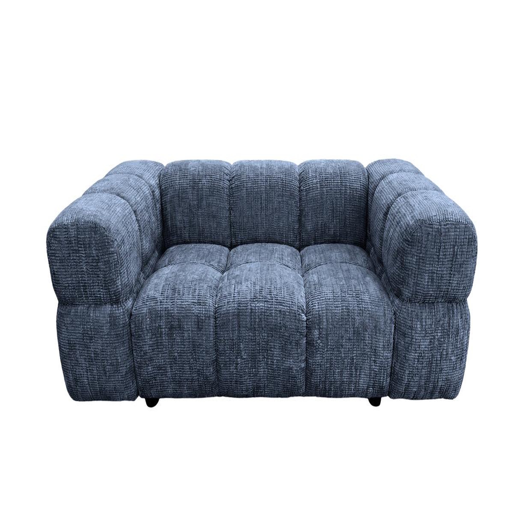 Voir la diapositive 1 : CASANOVA PARIS Gustave - canapé droit tissu chenille 2 places