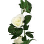 Voir la diapositive 2 : ATMOSPHERA Guirlande Artificielle de Roses  Naki  230cm Blanc