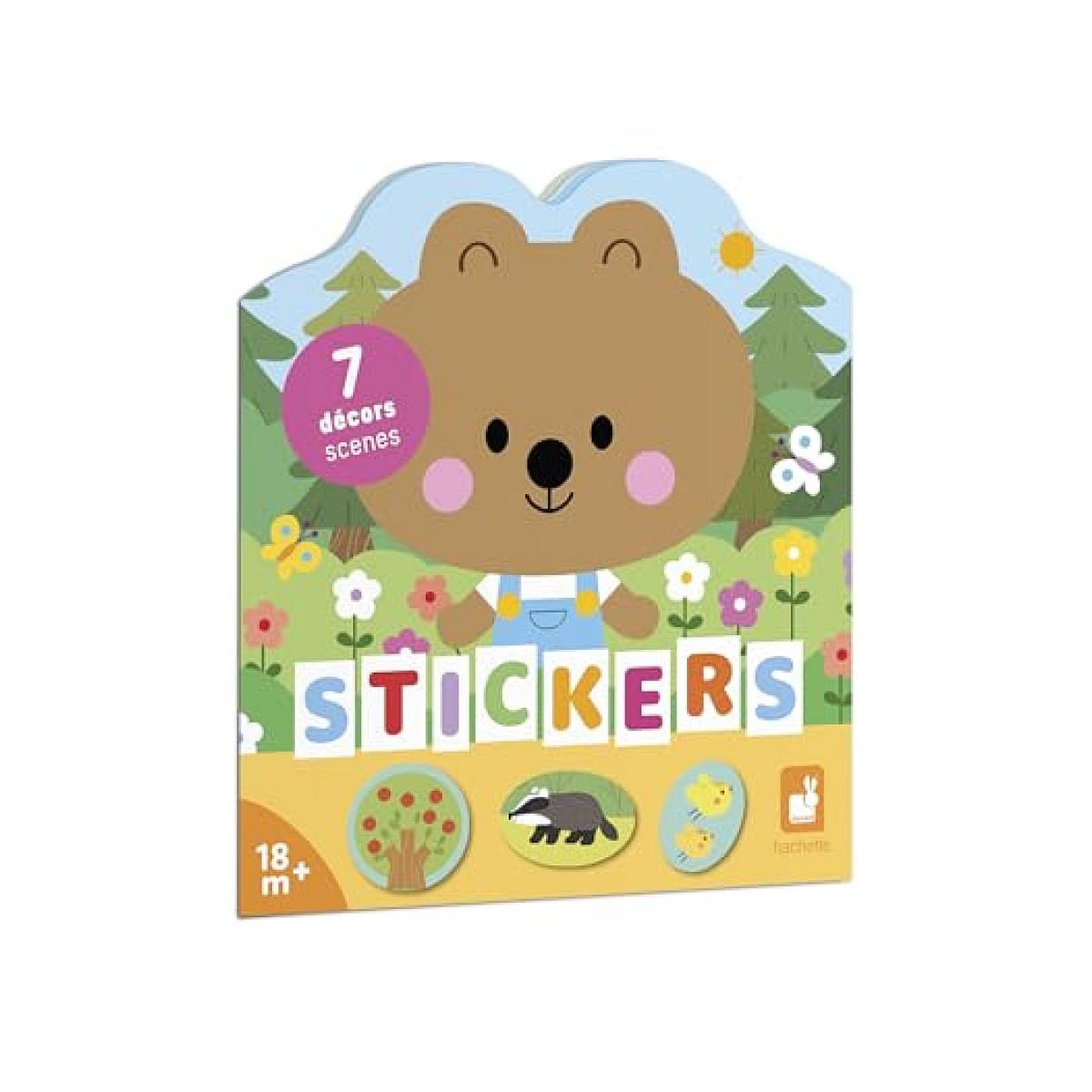 JANOD Cahier de stickers - la foret