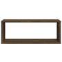 Voir la diapositive 4 : VIDAXL Etageres murales cube 2 pcs Chene marron Bois d'ingenierie