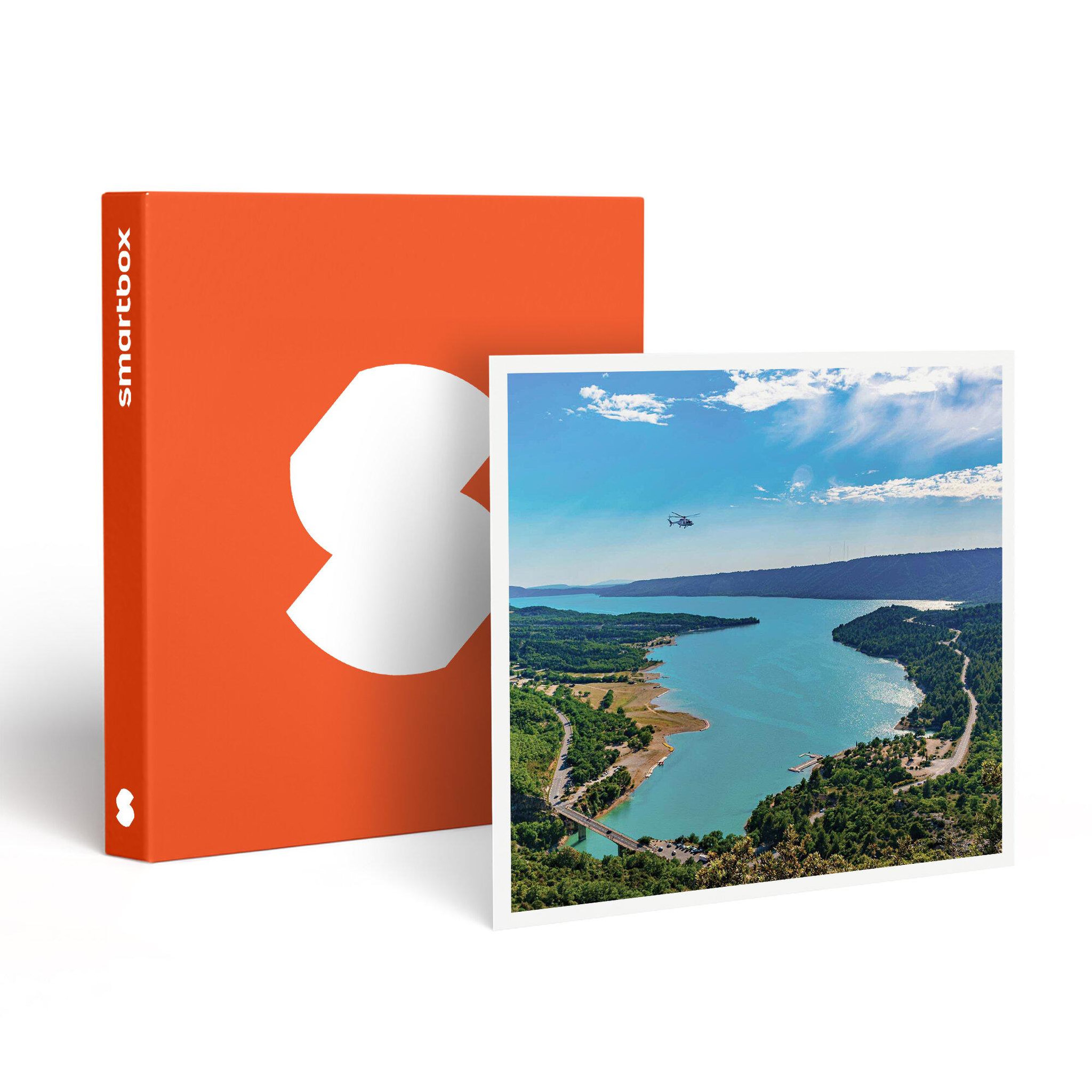 Smartbox Vol en hélicoptère de 30 min au-dessus de valensole et ses environs - coffret cadeau sport & aventure