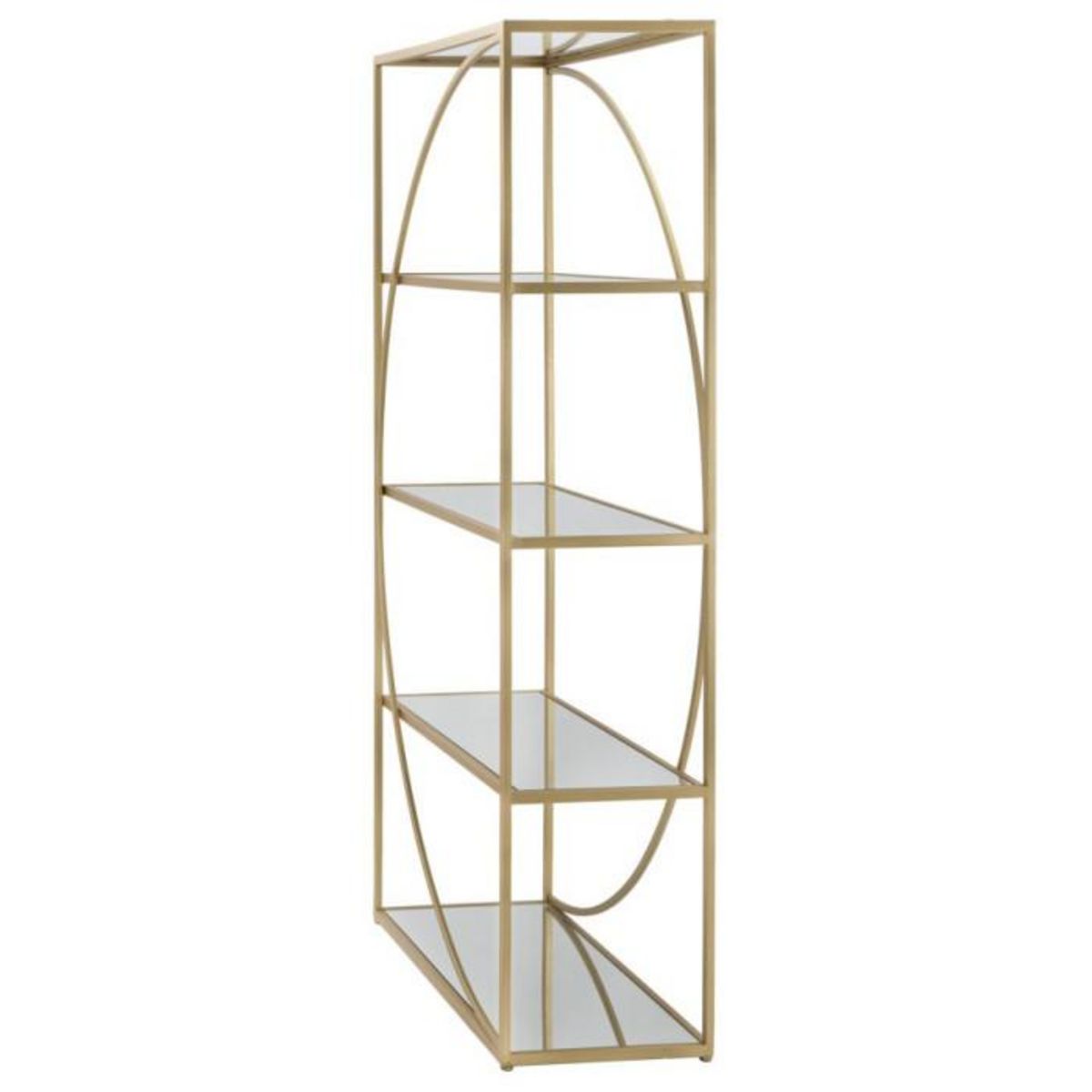 Paris Prix Étagère Design 4 Niveaux  Glamy  180cm Or