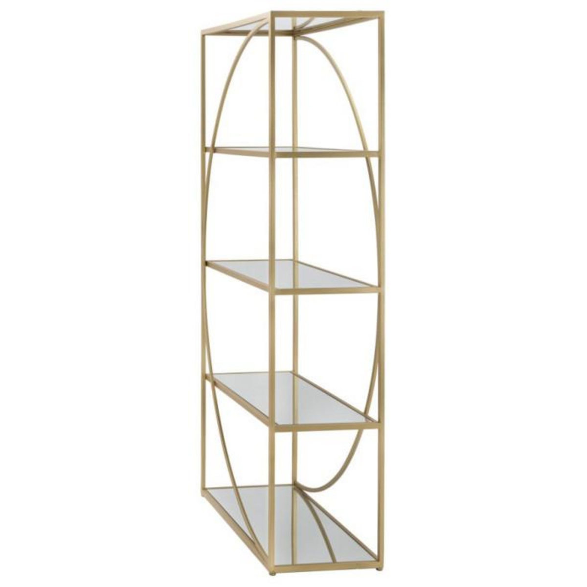 Paris Prix Étagère Design 4 Niveaux  Glamy  180cm Or