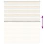 Voir la diapositive 5 : VIDAXL Store zebre beige marbre largeur du tissu 120,9 cm polyester