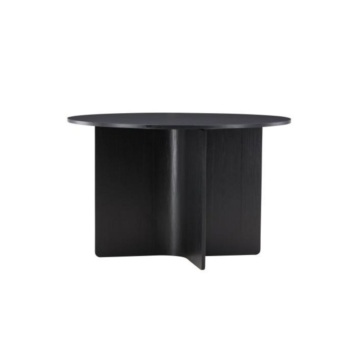 Paris Prix Table à Manger Ronde  Tyreso  120cm Noir