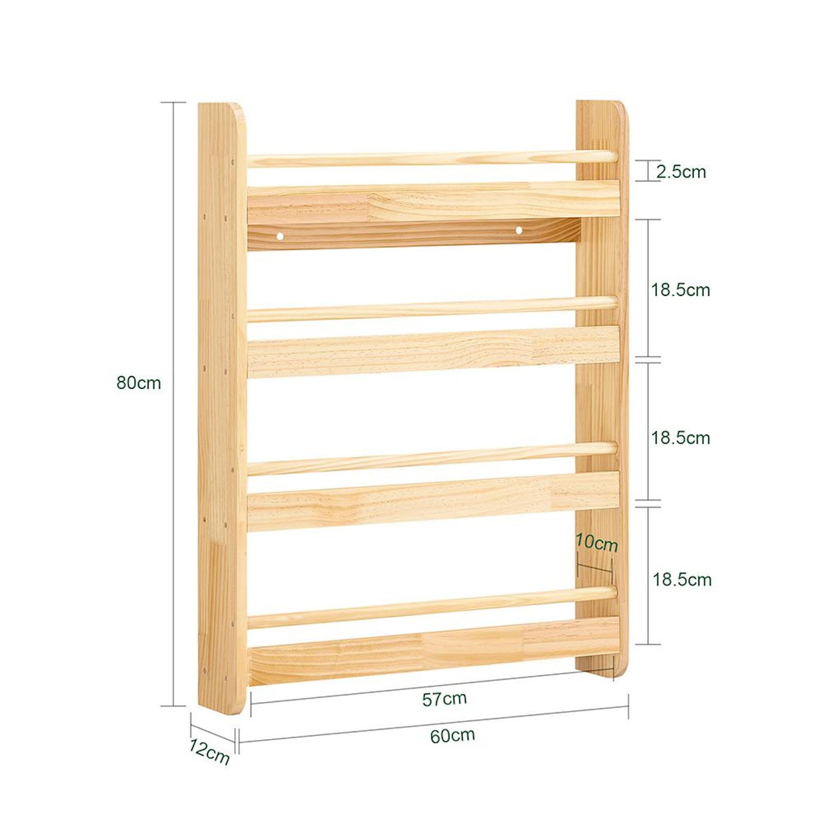 SOBUY SoBuy - Bibliothèque Enfant à 3 étagères - Nordique - KMB08-K