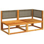 Voir la diapositive 4 : VIDAXL Canape de jardin avec coussins 2 places bois massif d'acacia
