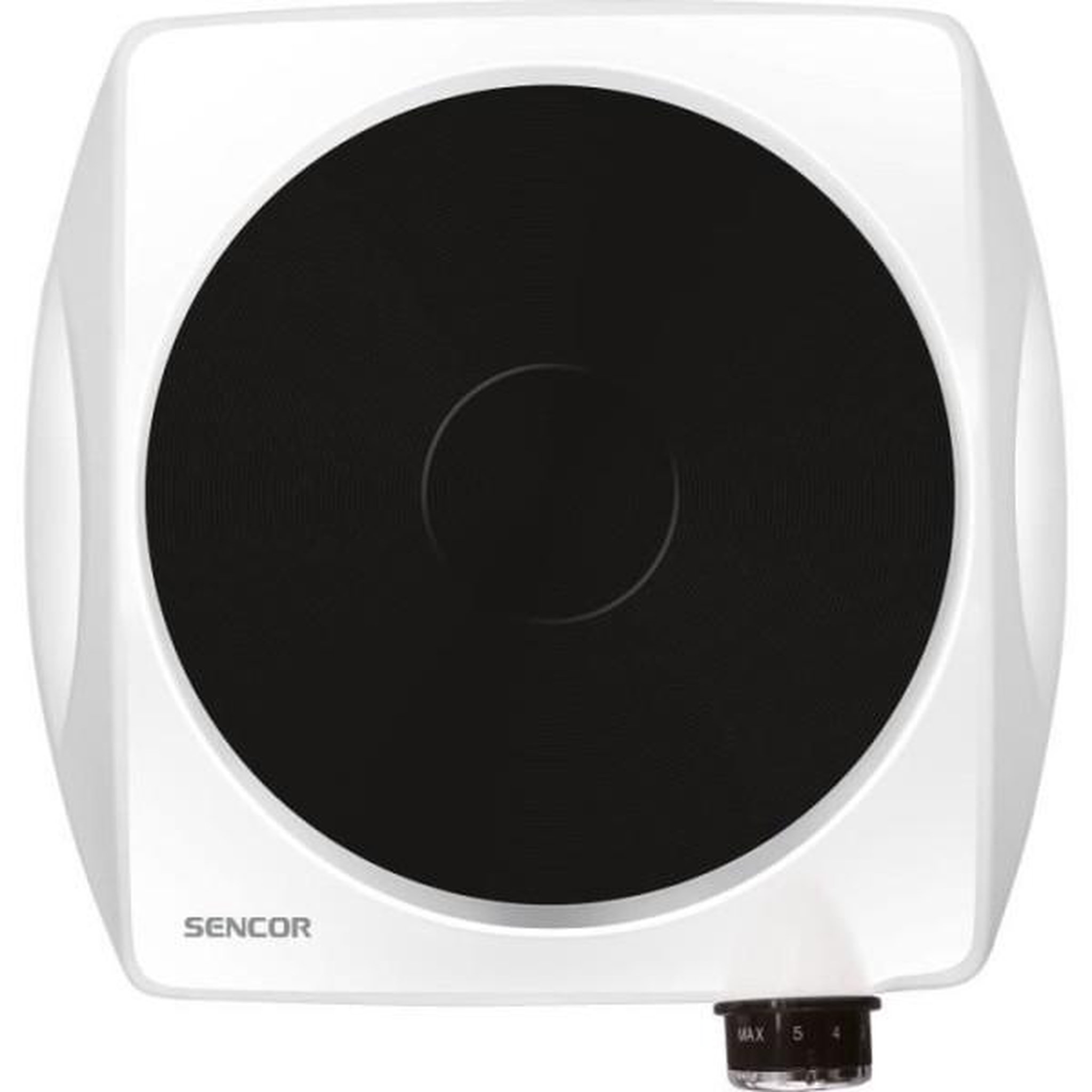 Voir la diapositive 3 : MARKET24 Plaque de Cuisson - Mobile Electrique Plaque de cuisson électrique - SENCOR - SCP 1503WH-EUE4 - 1500 W - 1 foyer - Blanc