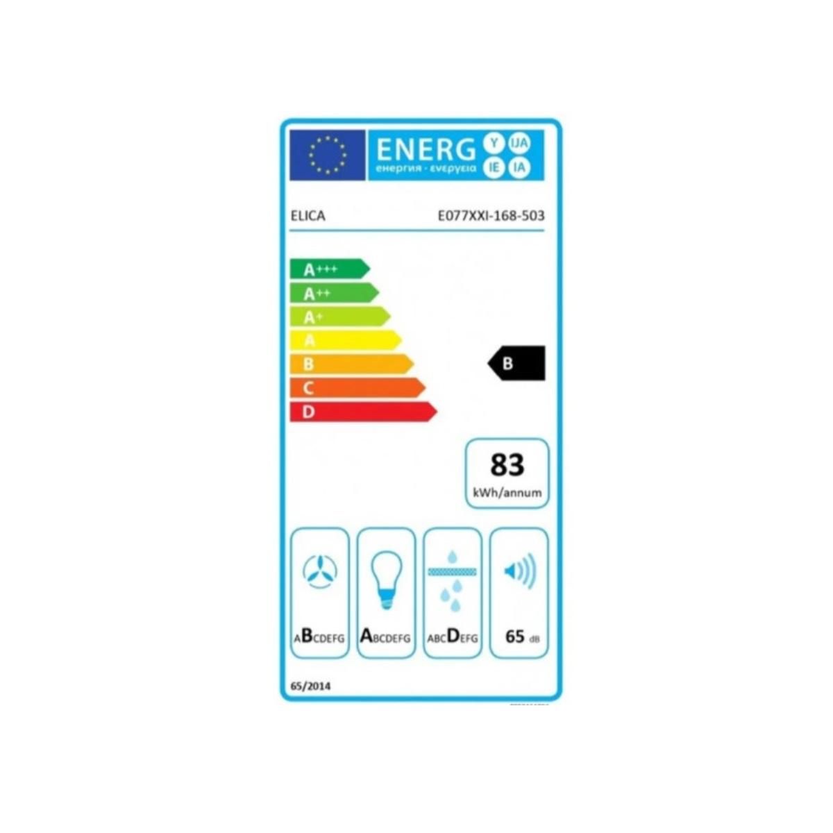 ELICA Hotte verticale 90cm 496m3/h noir - PRF0199543