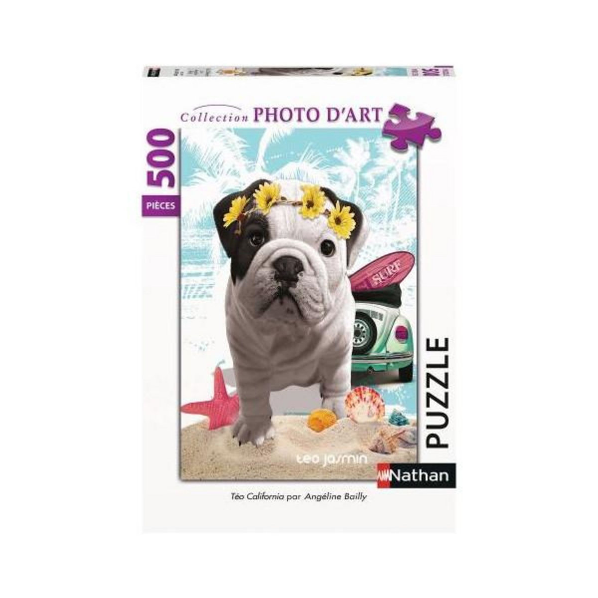 Nathan Puzzle 500 pièces Nathan Téo California Téo Jasmin