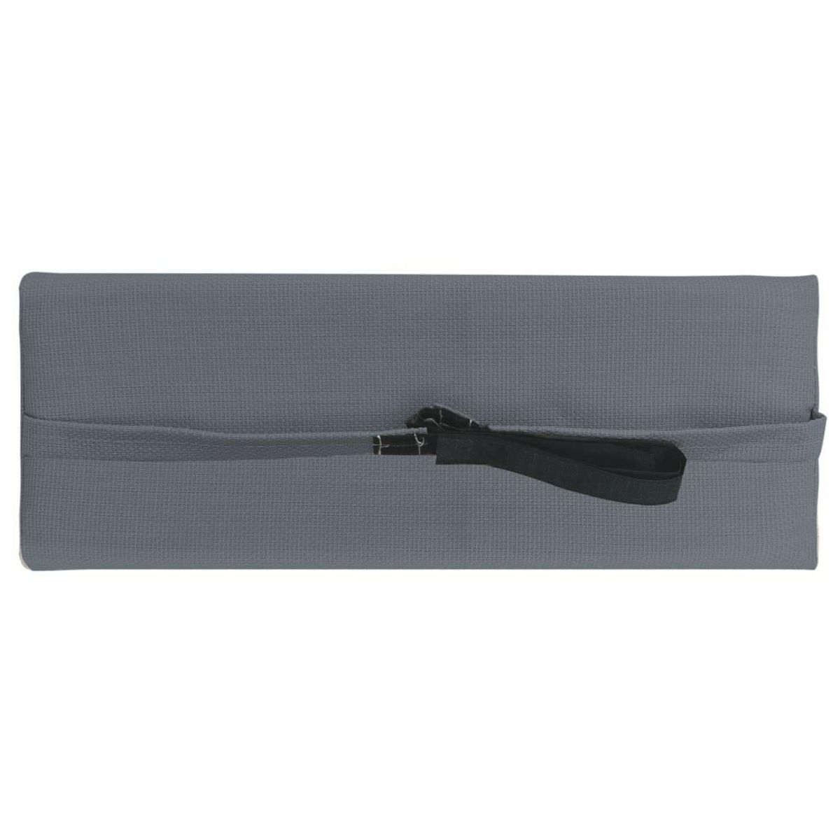 VIDAXL Appui-tete de chaise longue Gris 40x7,5x15 cm Textilene