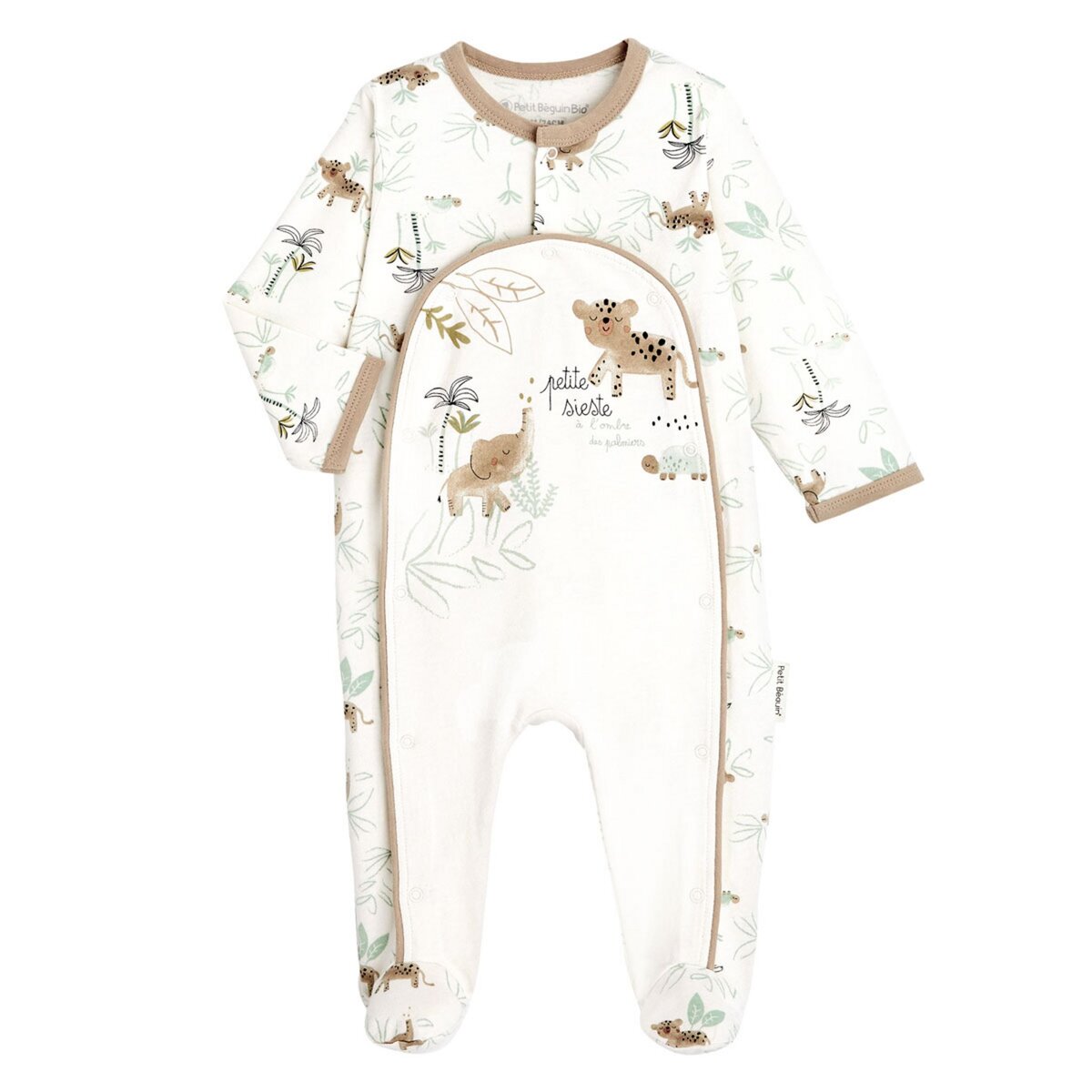 Petit Béguin Pyjama bébé mixte Petite Sieste