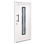 Voir la diapositive 2 : VIDAXL Porte d'entree Blanc 98x200 cm PVC