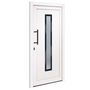 Voir la diapositive 2 : VIDAXL Porte d'entree Blanc 98x200 cm PVC