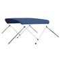 Voir la diapositive 2 : VIDAXL Auvent bimini a 2 arceaux Bleu marine 180x150x110 cm
