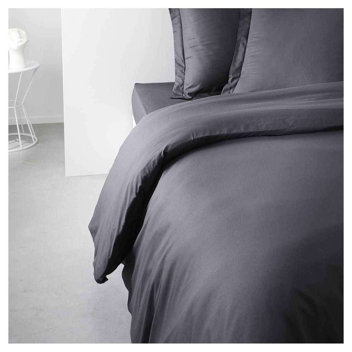 TODAY Housse de Couette unie en Coton 57 fils