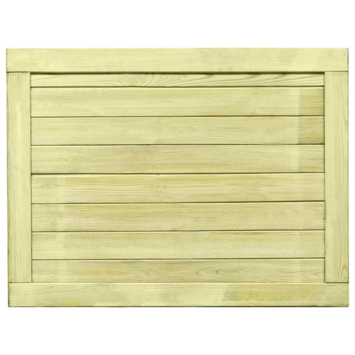 VIDAXL Portail de jardin Bois de pin impregne 75x100 cm