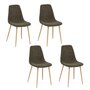 Voir la diapositive 1 : ATMOSPHERA Lot de 4 chaises Loka en tissu
