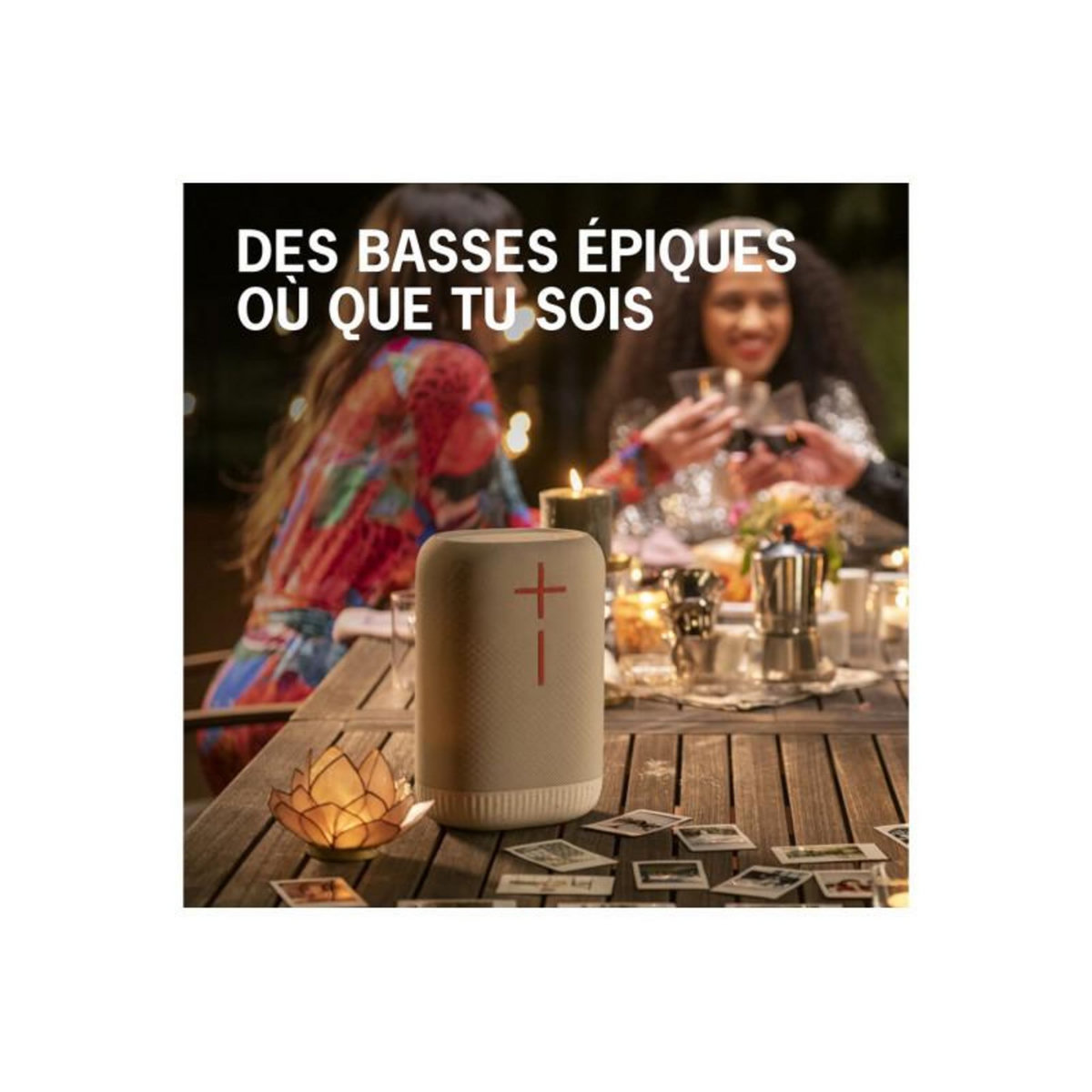 Ultimate ears Enceinte sans fil Ultimate Ears Ultimate Ears EPICBOOM, enceinte Bluetooth sans fil portable, etanche Blanche