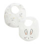 Voir la diapositive 1 : Petit Béguin Lot de 2 bavoirs bébé Hello Baby