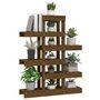 Voir la diapositive 4 : VIDAXL Support a plantes Marron miel 85x25x109,5 cm Bois massif pin