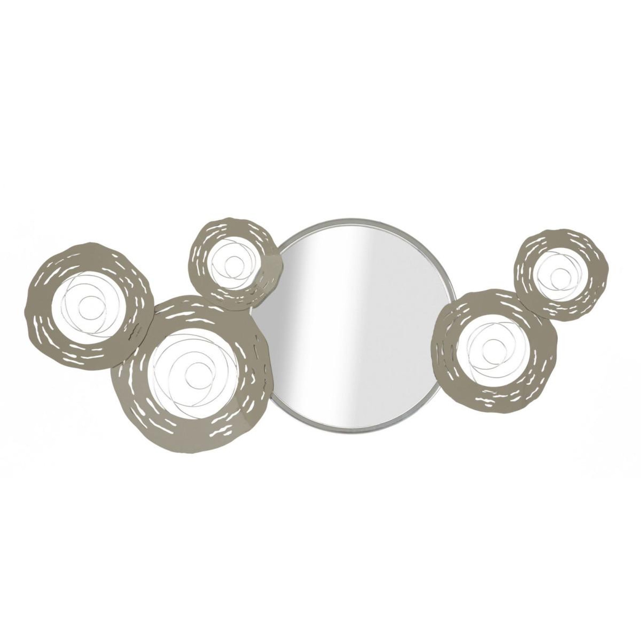 Paris Prix Décoration murale avec miroir  hop  106cm argent