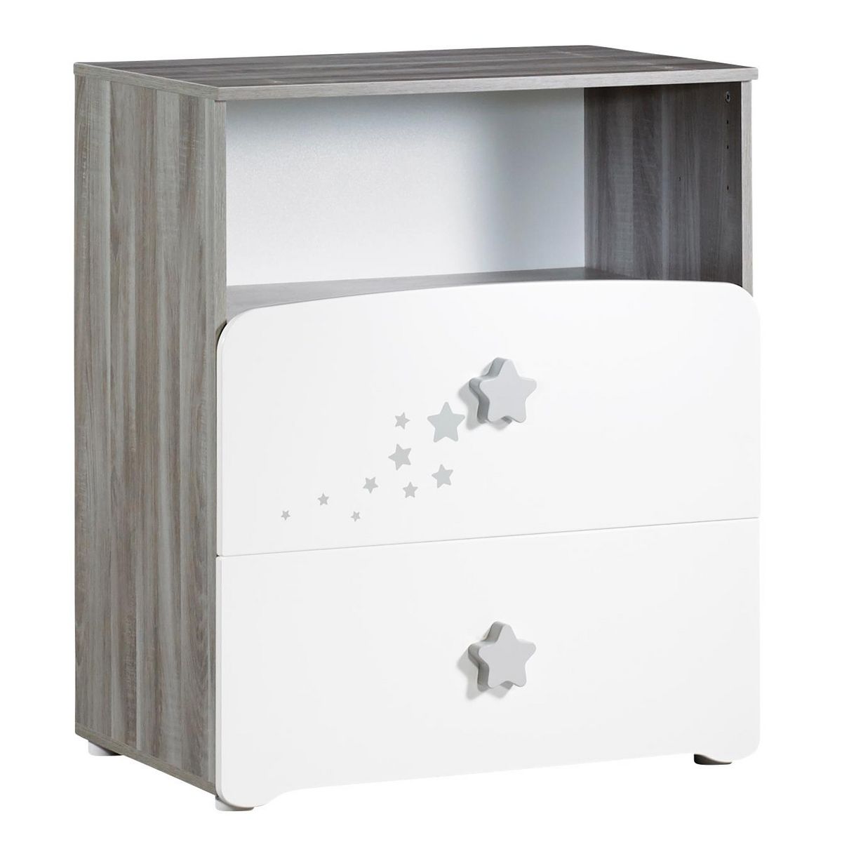 BABY PRICE Ensemble Lit bébé 60x120 cm + commode à langer NEW NAO