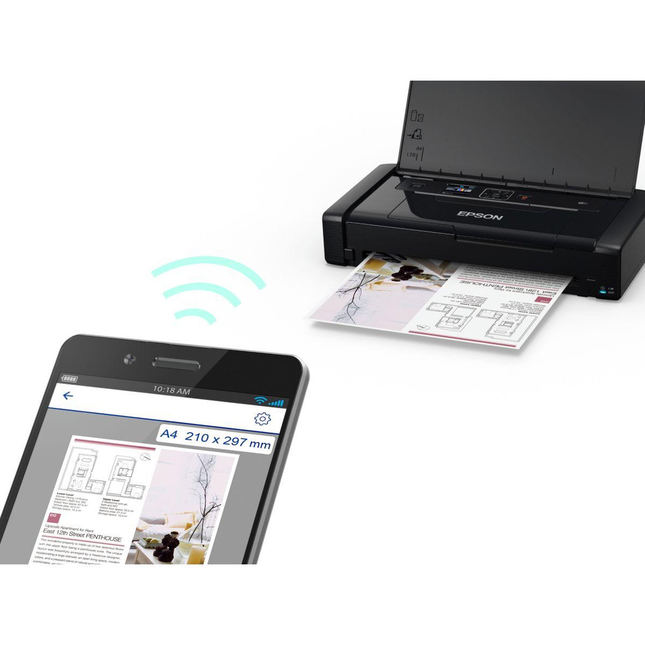 Voir la diapositive 5 : Epson Imprimante jet d'encre wf-110w