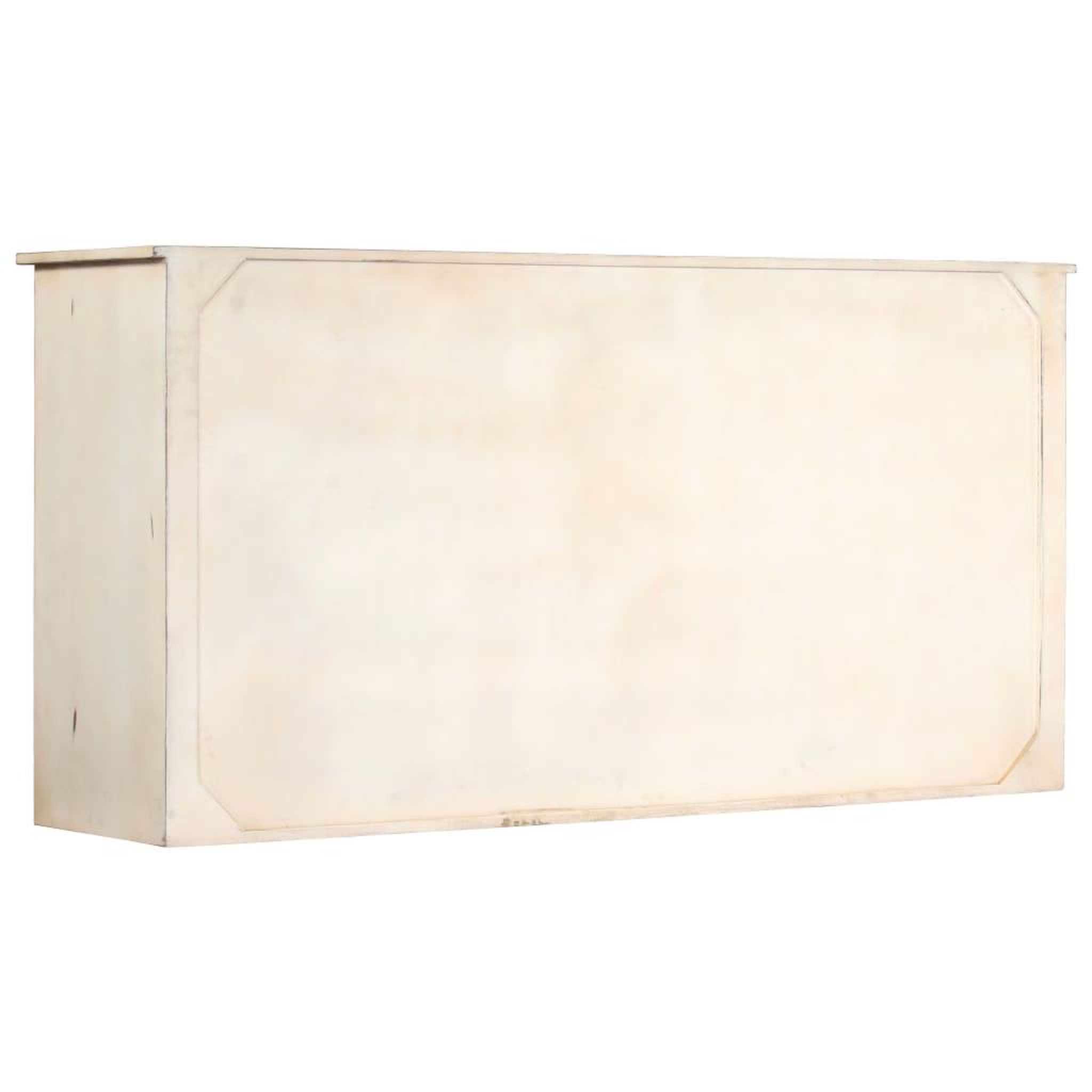 Voir la diapositive 3 : VIDAXL Buffet Blanc 160x40x80 cm Bois de manguier massif