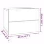 Voir la diapositive 6 : VIDAXL Tables de chevet 2 pcs Sonoma gris 40x30x30cm Bois d'ingenierie