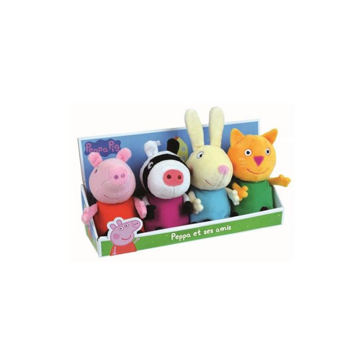 JEMINI Peluches Jemini Peppa Pig Coffret Peppa et ses amis 4 pièces