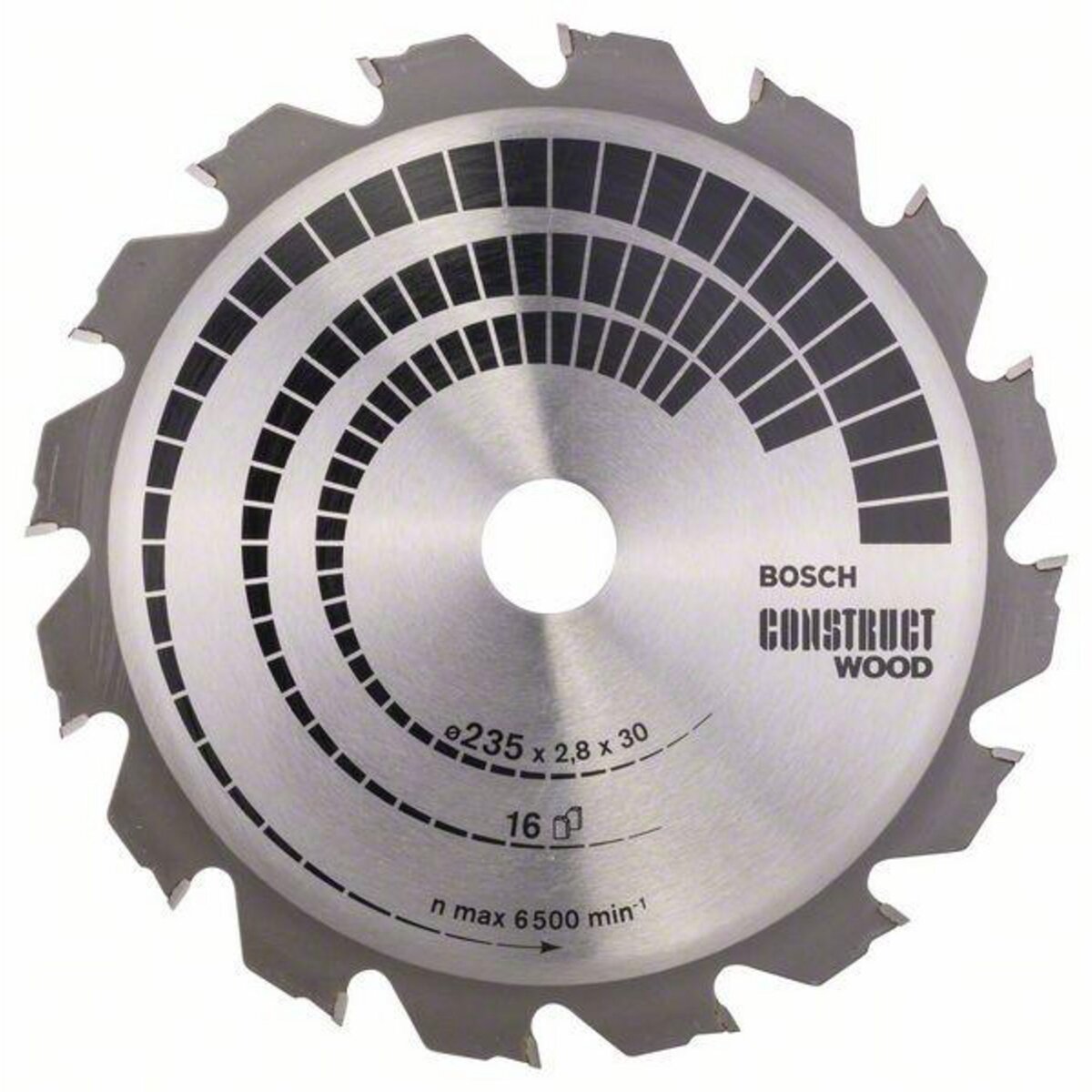 BOSCH Lame coupe rapide et grossière BOSCH Scie circulaire 235 mm bois et aluminium