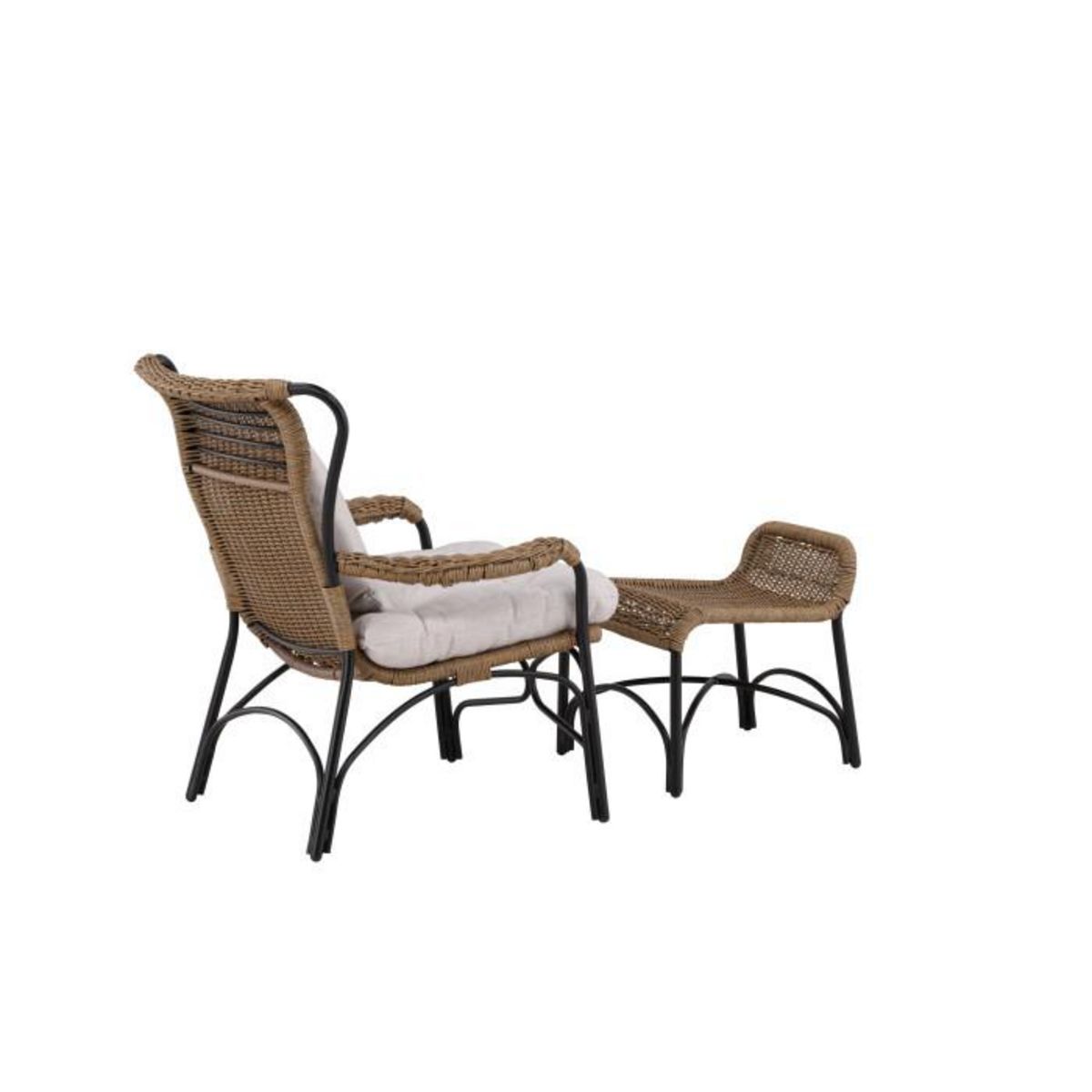 Paris Prix Fauteuil de Jardin  Loreto  98cm Naturel & Noir