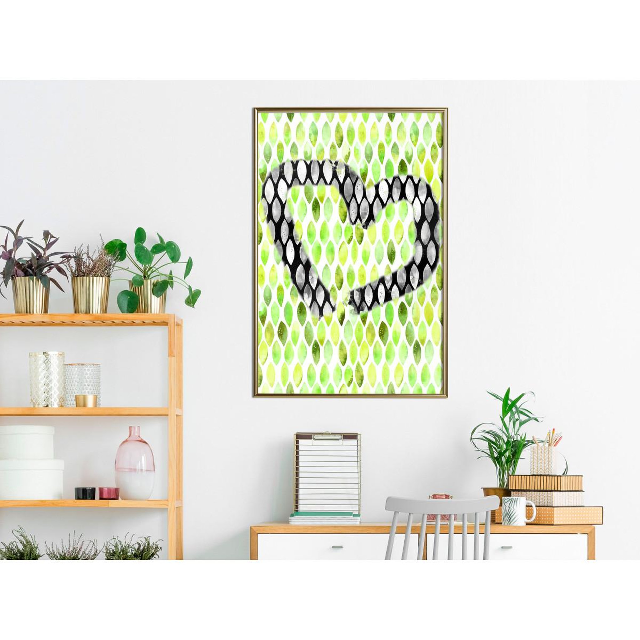 Voir la diapositive 2 : Paris Prix Affiche Murale Encadrée  I Love Limes
