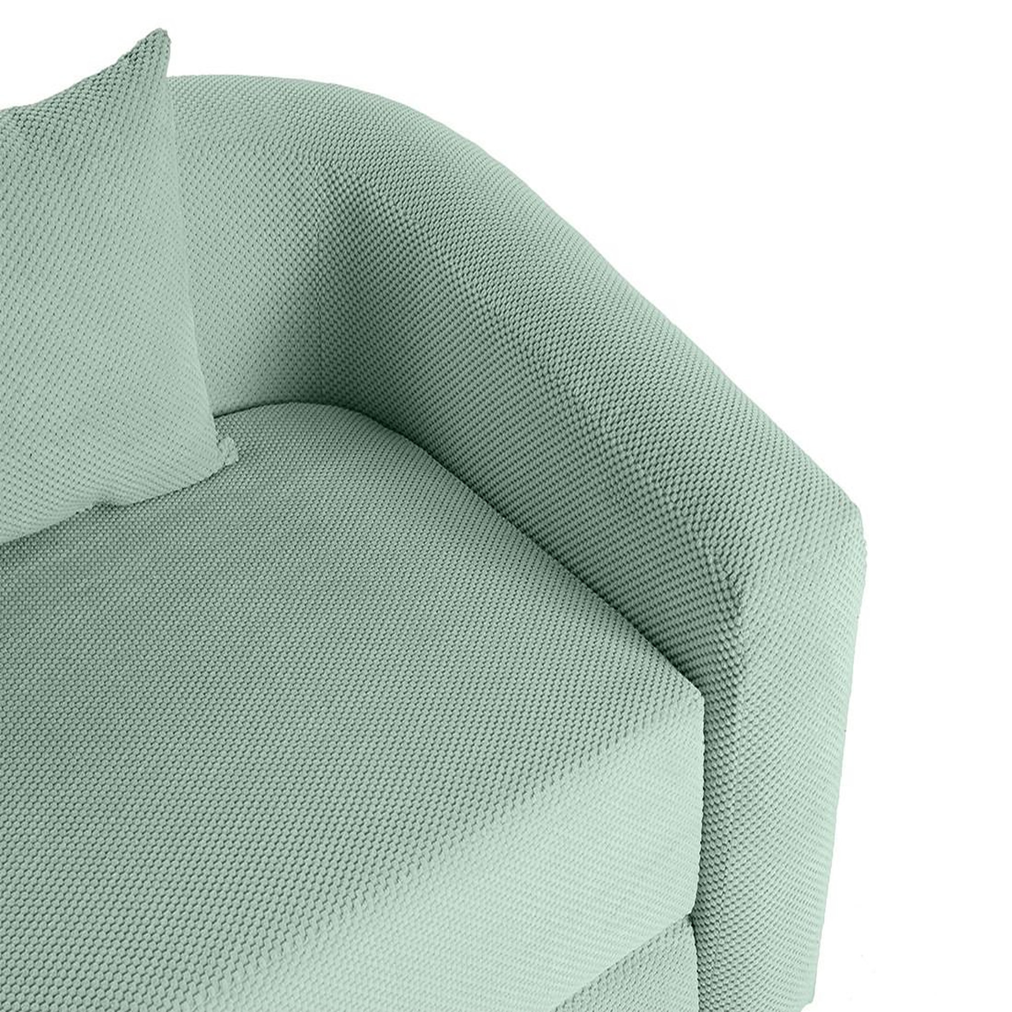 Voir la diapositive 5 : BEST MOBILIER Nuvia - canapé convertible déplimousse 3 places en velours texturé