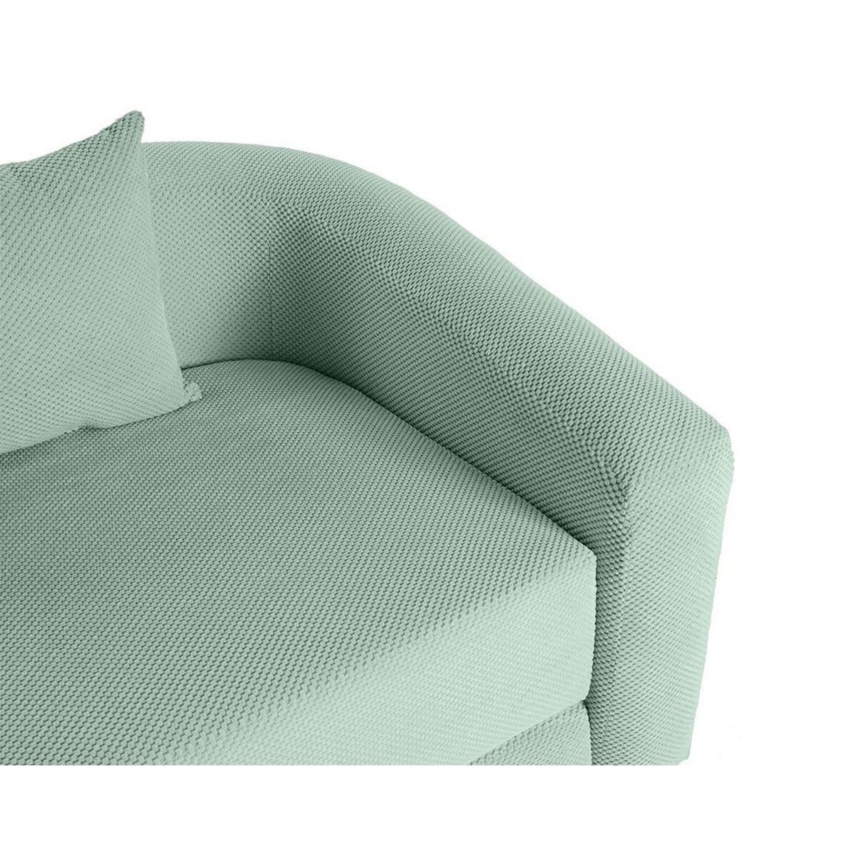 BEST MOBILIER Nuvia - canapé convertible déplimousse 3 places en velours texturé