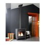 Voir la diapositive 3 : Invicta Poêle à bois fonte 12kw anthracite - 9170-44