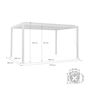 Voir la diapositive 4 : SWEEEK Pergola bioclimatique aluminium et acier lames orientables 4x3m Palace