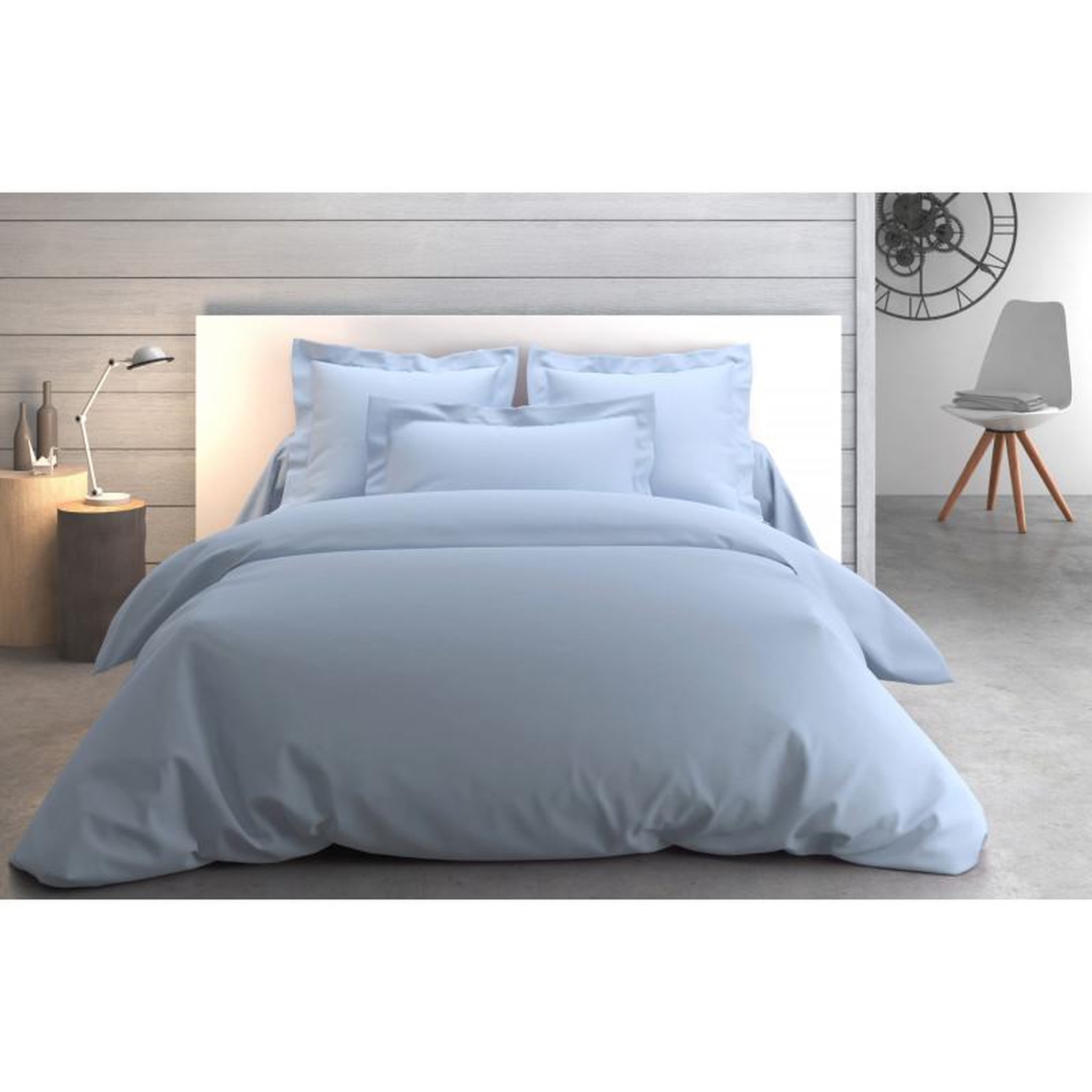Voir la diapositive 2 : ANNE DE SOLENE DRAP HOUSSE 140 x 190 ANNE DE SOLENE VEXIN-DH-1419-AZUR
